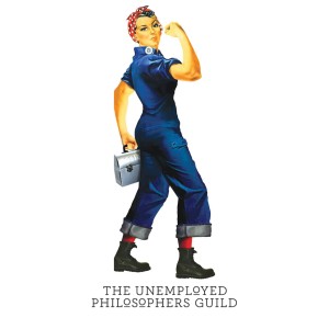 Greeting card and stickers ROSIE THE RIVETER